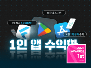 1인 개발 수익화 바이블 : 퇴근 후 월급의 3배 부수입을 만든 개인 앱 가이드