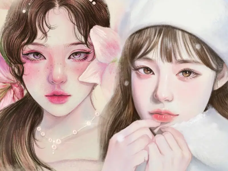 CLASS : 색의 온도를 담아 표현하는 송블리의 색연필 인물화