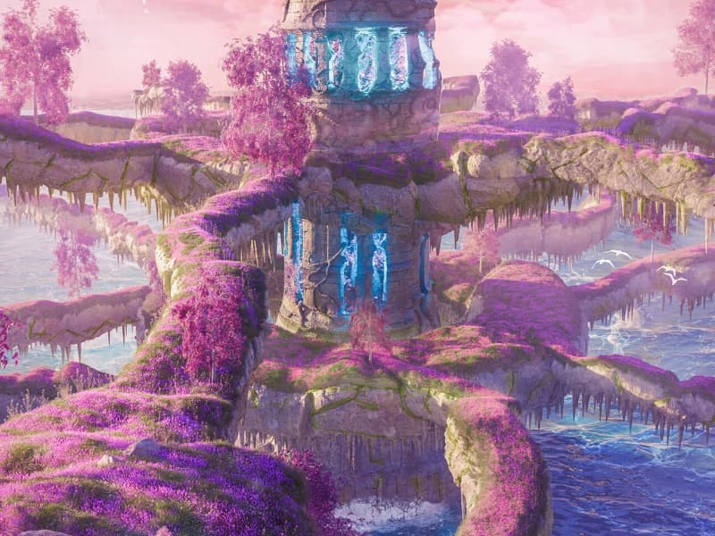 판타지풍 배경으로 블렌더 3D모델링 입문하기