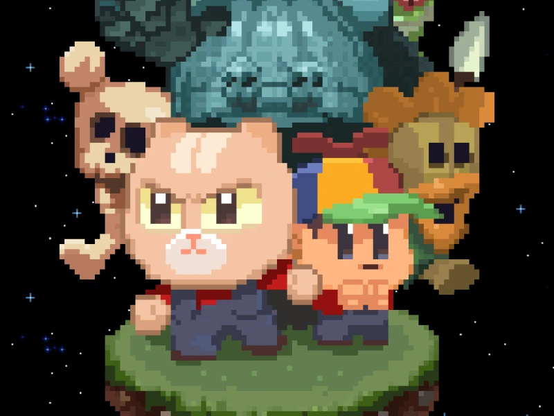 픽셀게임 제작 Easy mode: 도트 캐릭터 애니메이션부터 배경까지